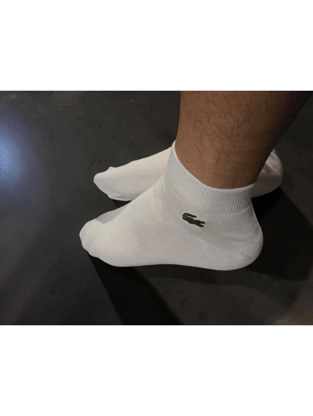 Lacoste White Low Cut Sock